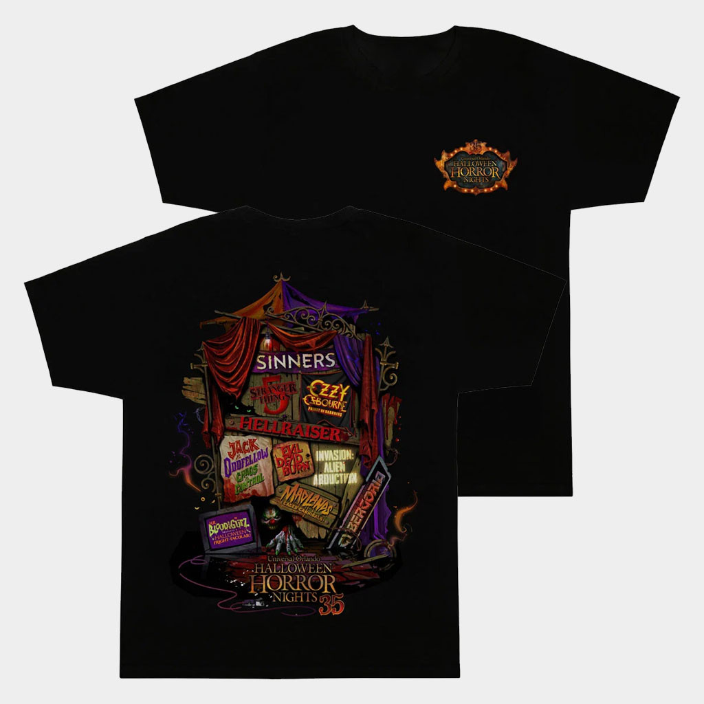 Halloween Horror Nights Merch 2026 Universal Orlando House T-Shirt HHN Merch Horror Fan Gifts