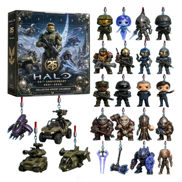 Halo 25th Anniversary 2026 Advent Calendar 24-Day Christmas Countdown Gaming Gifts for Halo Fans - Image 2