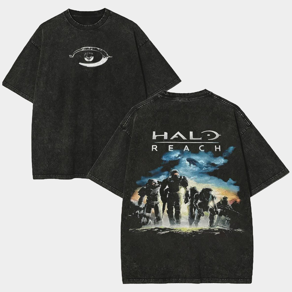Halo Merch 2026 Halo Reach T-Shirt Vintage Birthday Gifts For Video Game Lovers