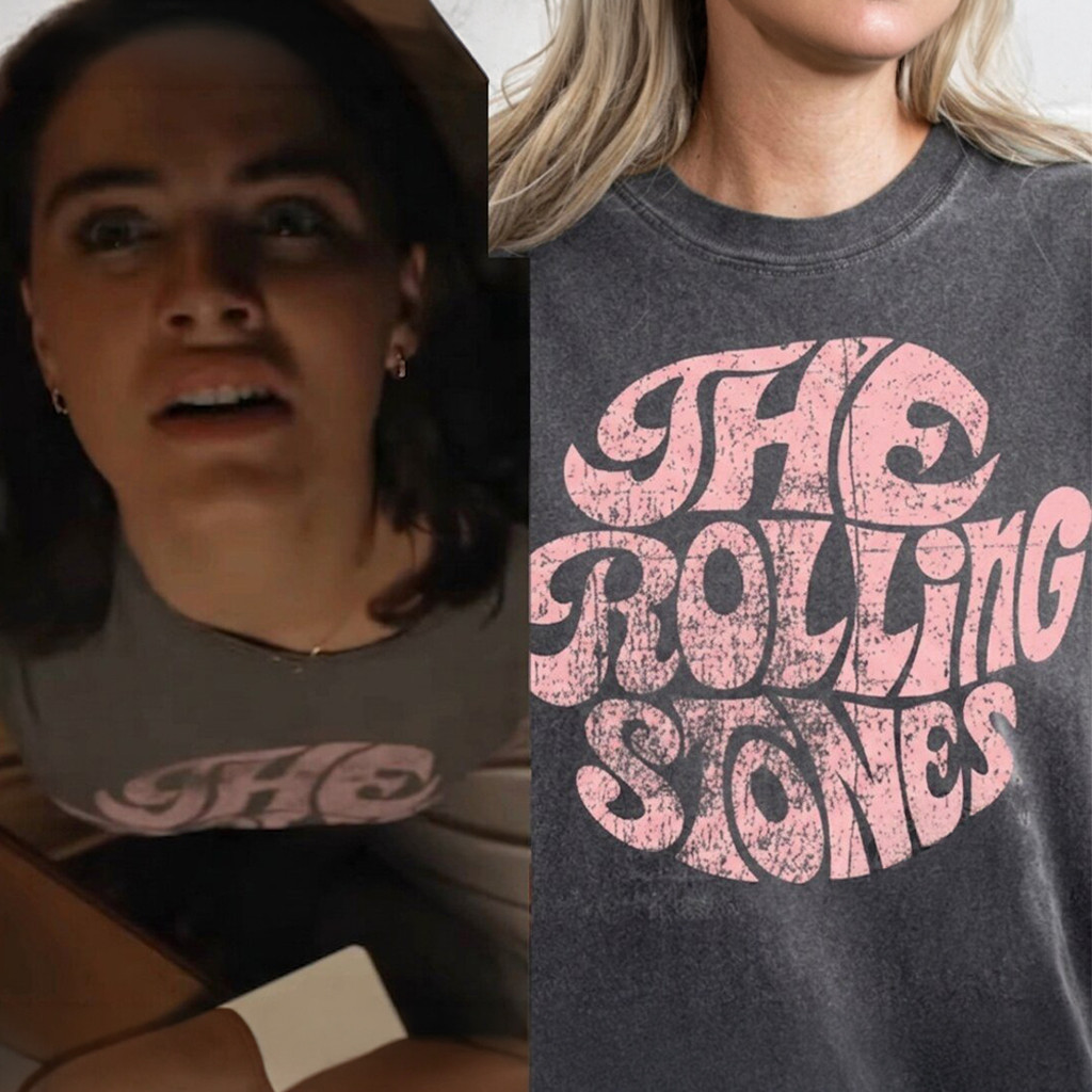Hannah Wells On Off Campus Wears Magnolia's Boutique Rolling Stones Graphic T-Shirt