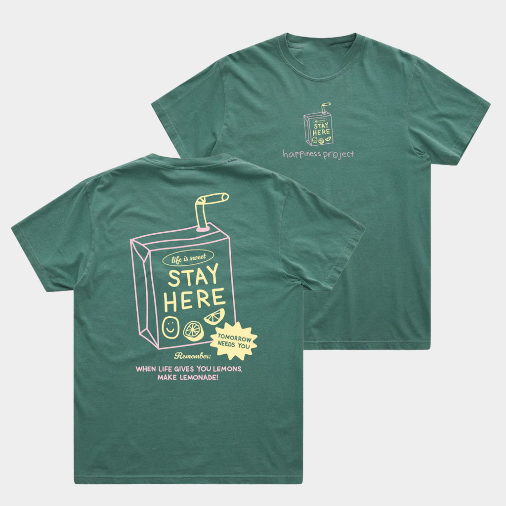 Happiness Project Merch 2026 When Life Gives You Lemons T-Shirt Best Gifts For Friends