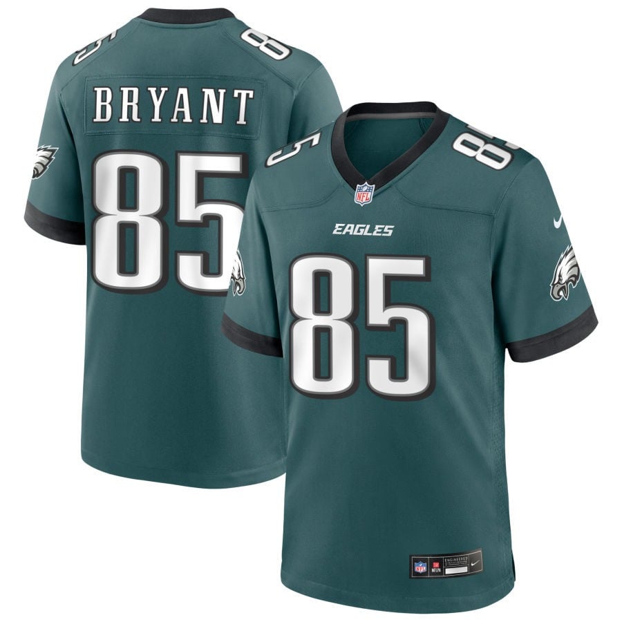 Harrison Bryant Philadelphia Eagles 2025 Game Jersey - Midnight Green