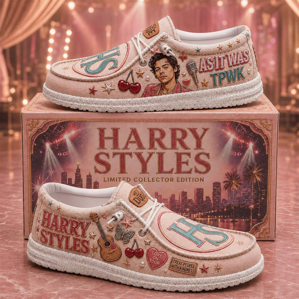 Harry Styles As It Was TPWK Shoes Harry Styles Merch Music Lover Gift Ideas For Her