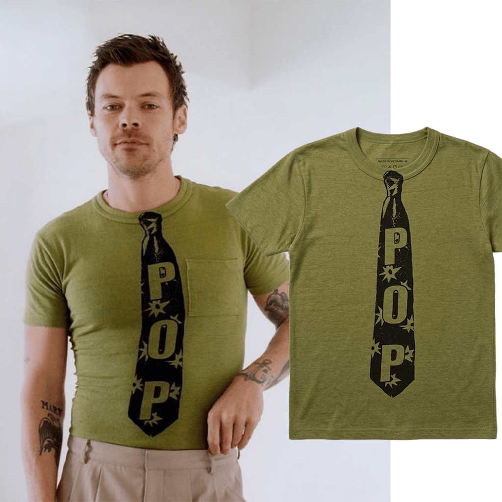 Harry Styles Pop Tie Graphic Shirt Best Birthday Gift For Him