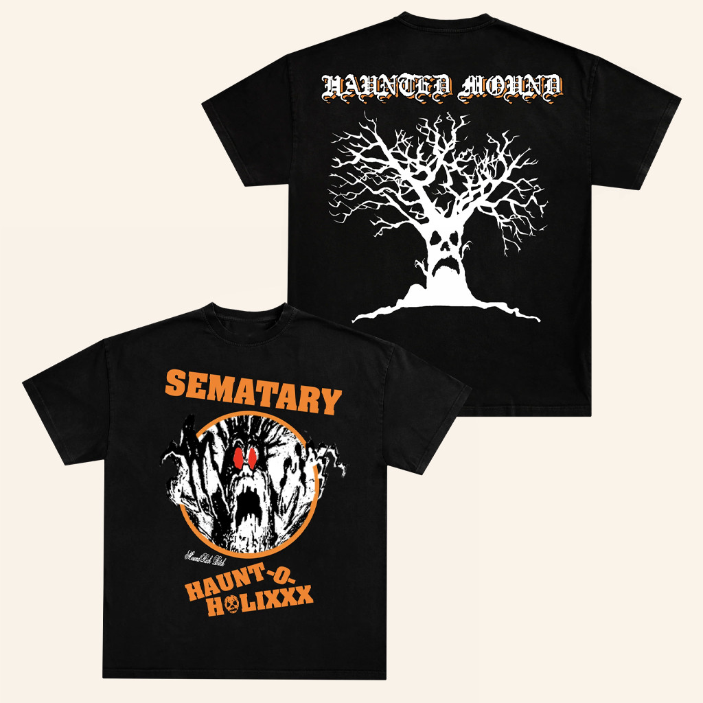 Haunted Mound Merch Haunt O Holixxx Tree T-Shirt Christmas Gifts For Friends