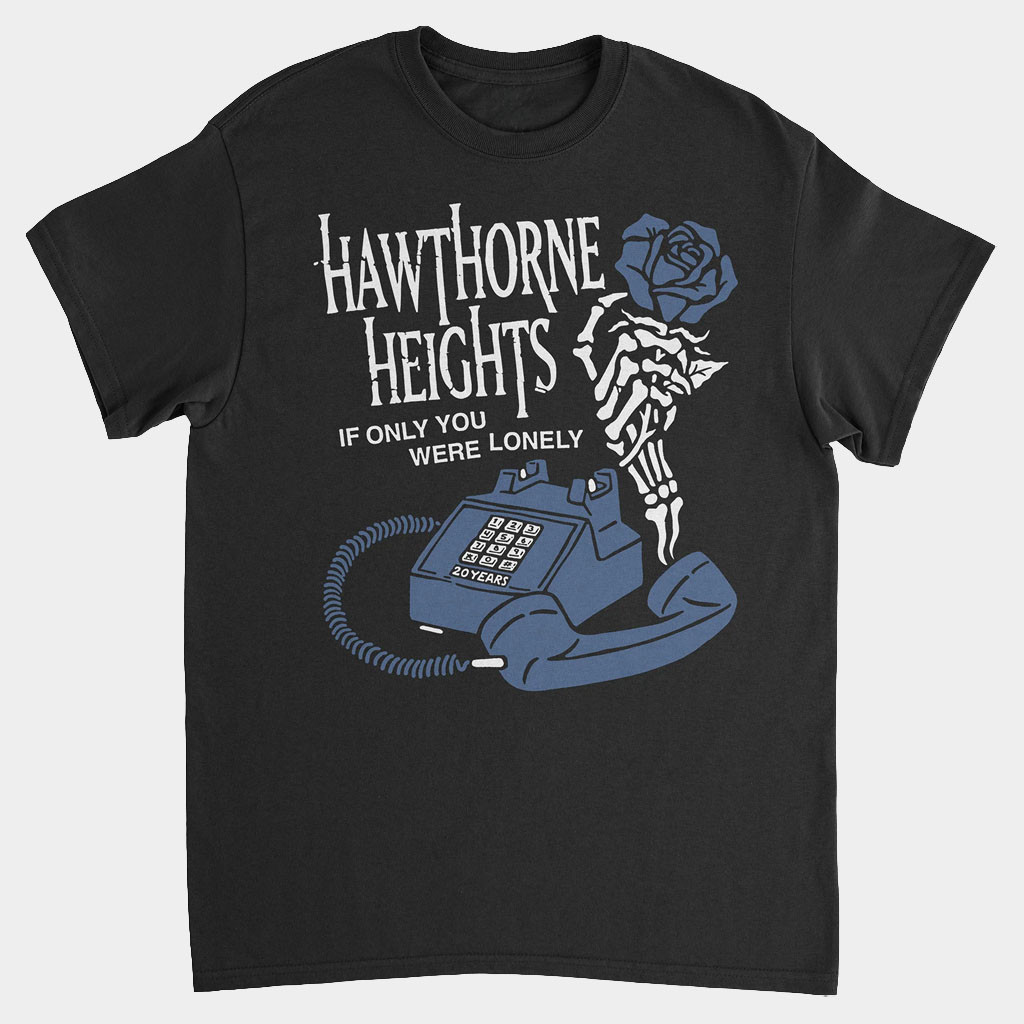 Hawthorne Heights Merch 2026 If Only You Were Lonely Telephone T-Shirt Gifts For Band Fans