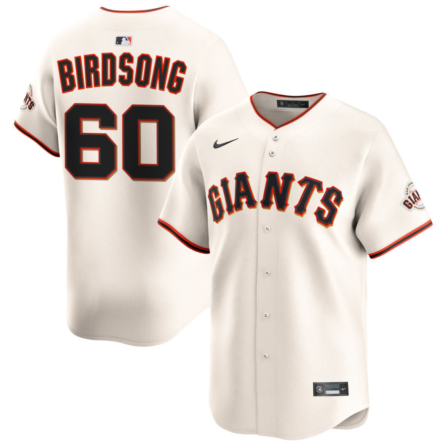 Hayden Birdsong San Francisco Giants 2025 Cream Home Limited Jersey - Cream