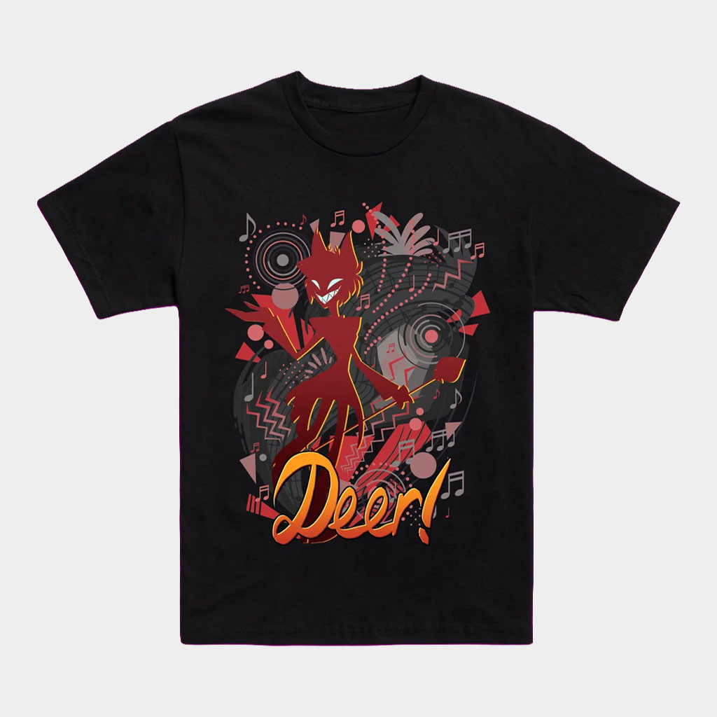 Hazbin Hotel Merch 2026 Alastor BFF T-Shirt Deer Shirt Unique Cartoon Lover Birthday Gift