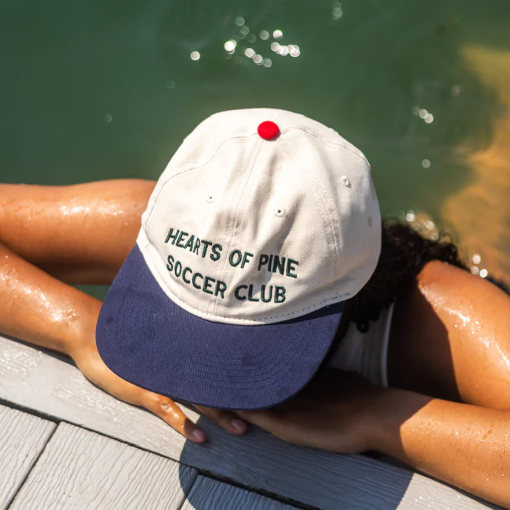 Hearts Of Pine Merch 2026 The Founder's Hat Embroidered Heart Of Pine Soccer Club Hat Fan Gear
