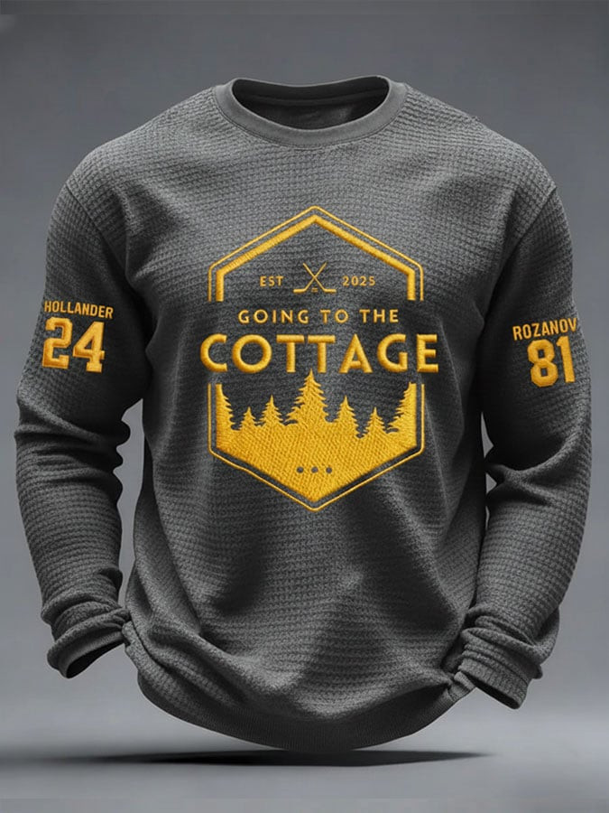 Heated Rivalry Merch Going To The Cottage Waffle Long Sleeve Shirt Rozanov And Hollander Shirt