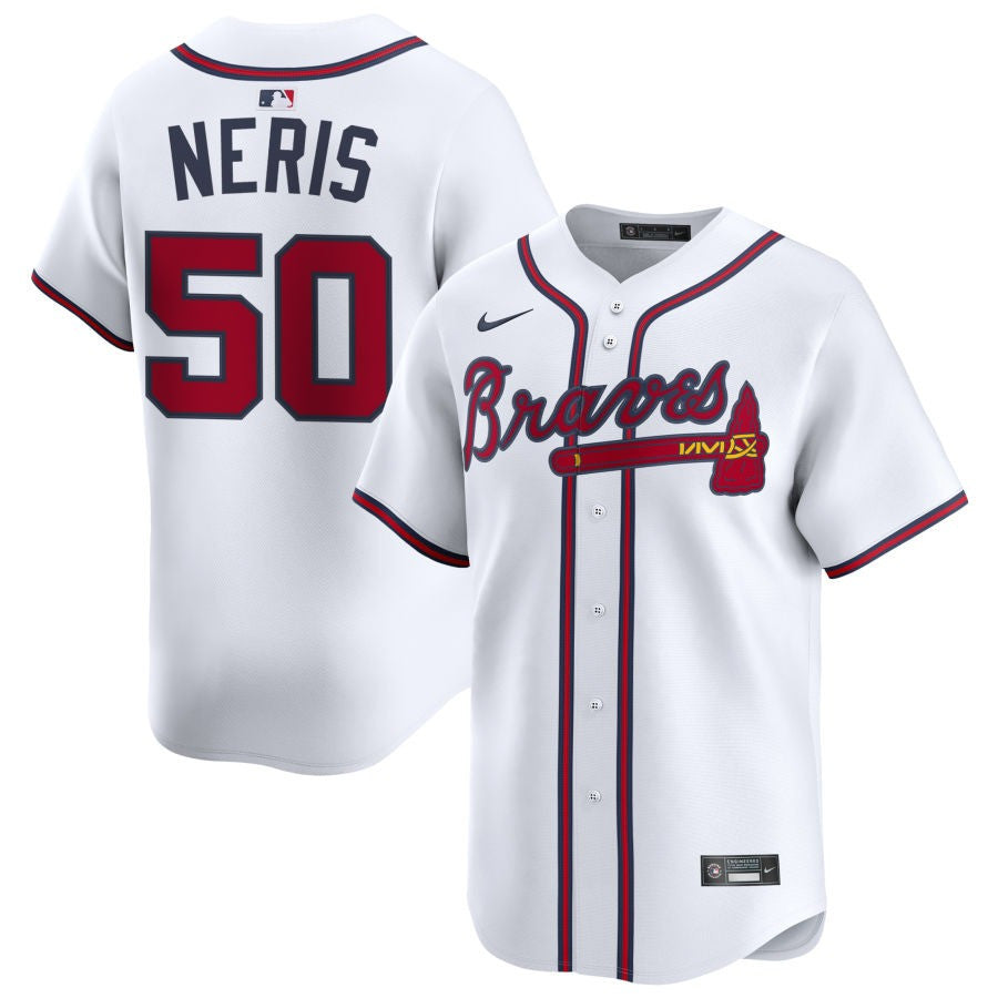 Hector Neris Atlanta Braves 2025 Home Limited Jersey - White