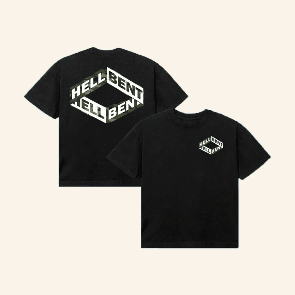 Hellbent Records Merch Camo Hellbent Logo T-Shirt Gift Ideas For Dad