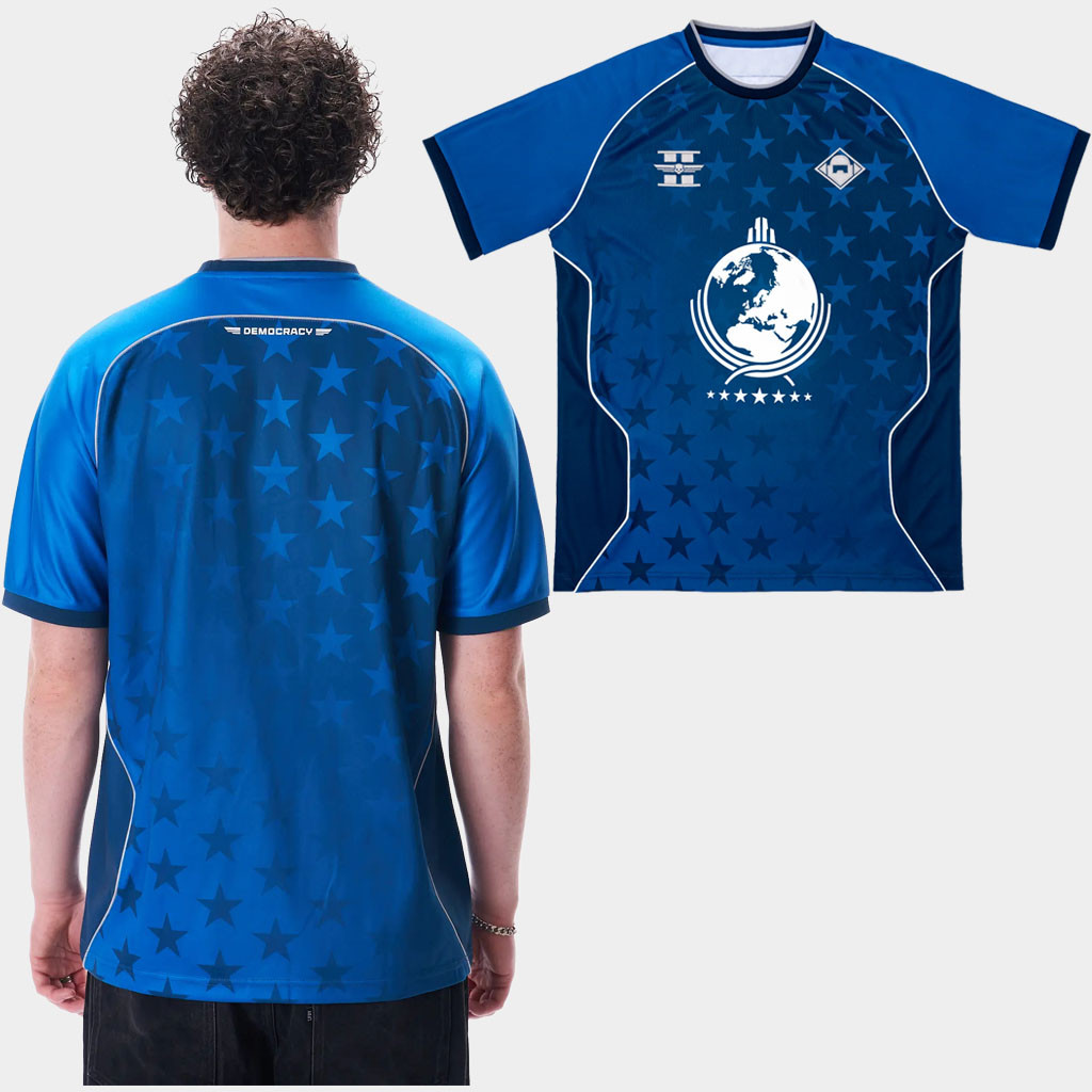 Helldivers Merch 2026 Helldivers 2 Democracy Jersey Video Game Lover Gift For Husband