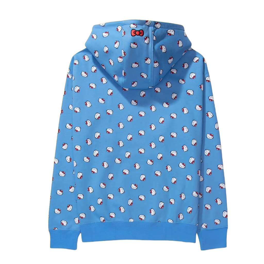 Hello Kitty Blue Hoodie Cute Cartoon Hooded Sweatshirt Birthday Gifts For Daughters