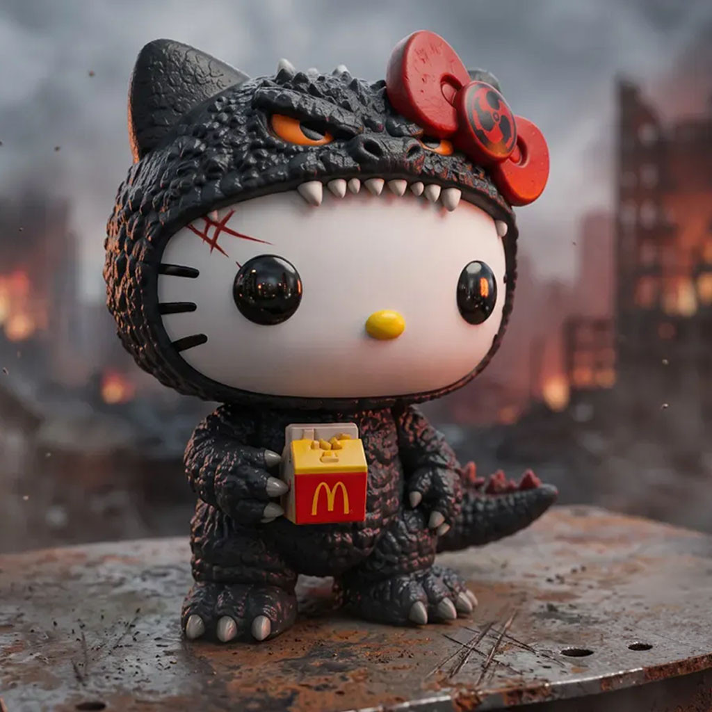 Hello Kitty Godzilla McDonald's Special Event Funko Pop 2026 Cute Halloween Gift Ideas