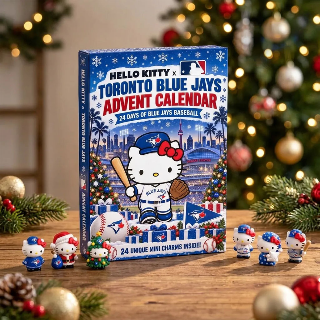 Hello Kitty X Toronto Blue Jays Advent Calendar 2026 Christmas Tree Ornaments Blue Jays Merch