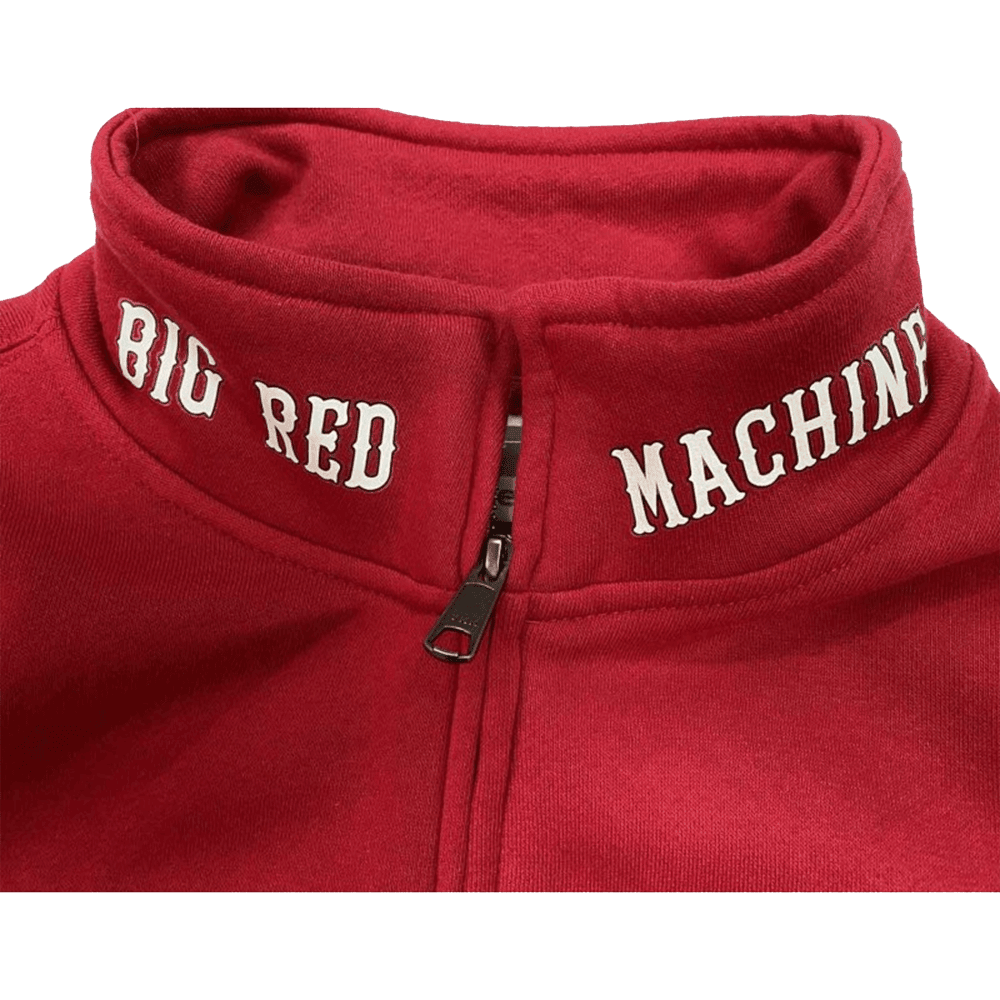 Hells Angels Support 81 World Half Zip Jacket Big Red Machine Support 81 Jacket Husband Gifts - Image 2