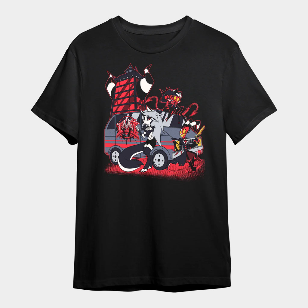 Helluva Boss Merch 2026 IMP Van T-Shirt Black Birthday Ideas For Brothers