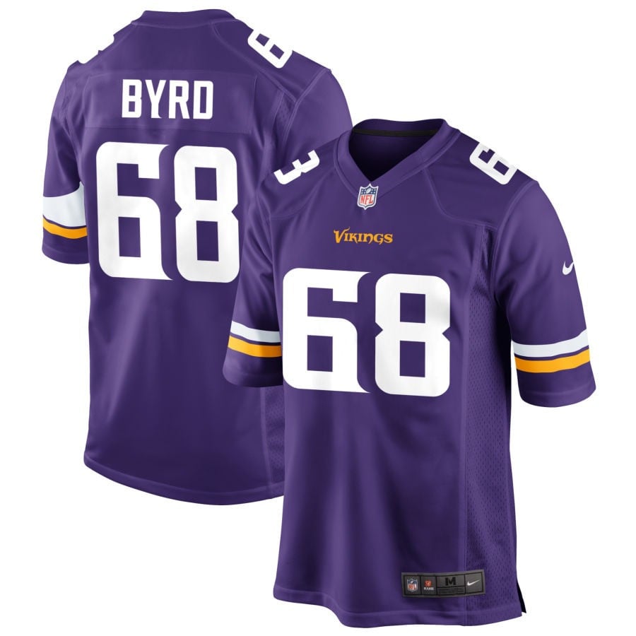 Henry Byrd Minnesota Vikings 2025 Game Jersey - Purple