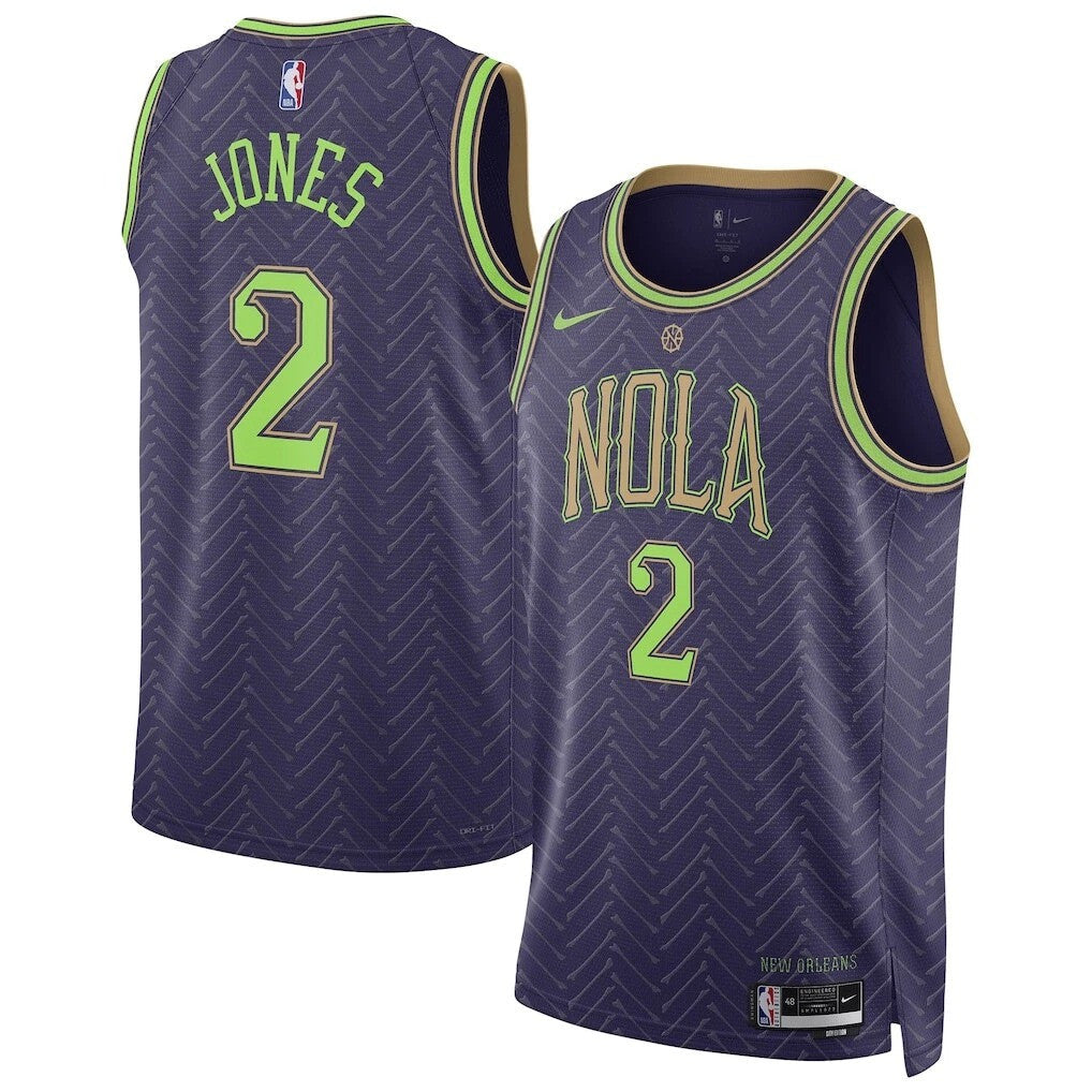 Herbert Jones New Orleans Pelicans 2025 Swingman Jersey City Edition - Purple