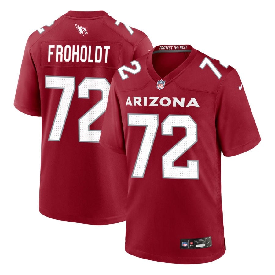 Hjalte Froholdt Arizona Cardinals 2025 Game Jersey - Cardinal
