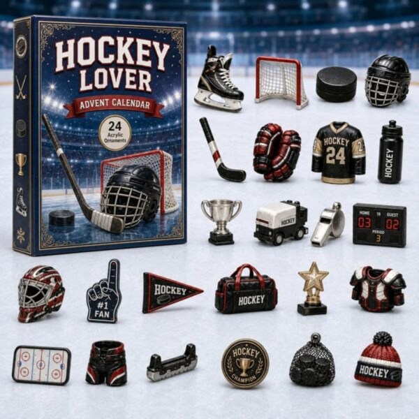Hockey Lover Advent Calendar 2026 Christmas Countdown Box Xmas Gift For Brothers - Image 2