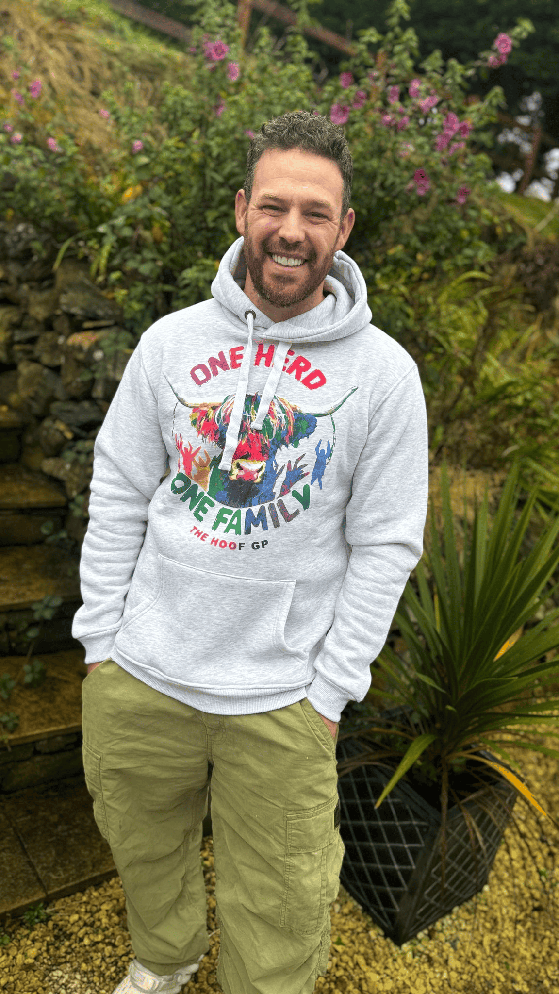 Hoof GP Merch One Herd One Family The Hoof GP Hoodie Father's Day Special Gifts For Dad - Image 2