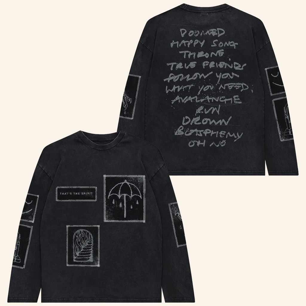 Horizon Supply Co Bring Me The Horizon Merch That's The Spirit Patch Long Sleeve T-Shirt Gifts