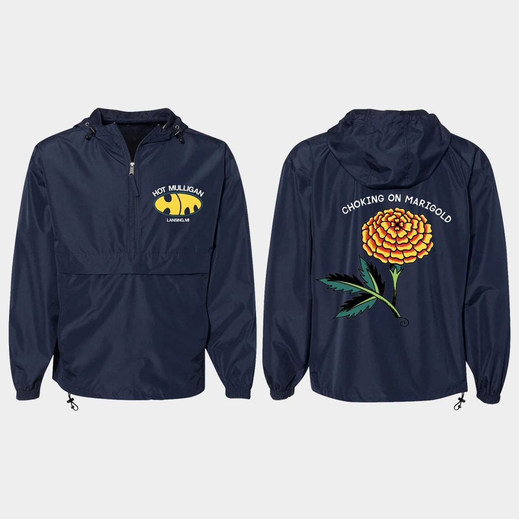 Hot Mulligan Merch 2026 Choking On Marigold Windbreaker Jacket Gift For Husband