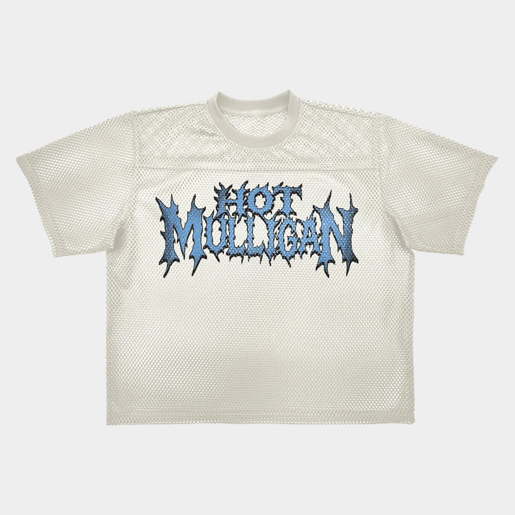 Hot Mulligan Merch 2026 Metal Logo White Jersey Best Gifts For Wife
