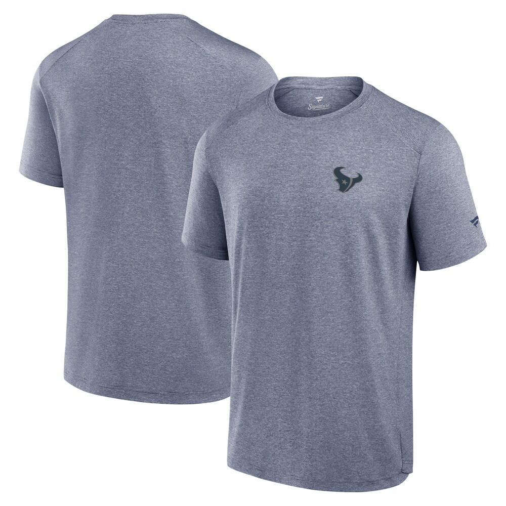 Houston Texans Merch - Men's Fanatics Front Office Tech T-Shirt, Navy - Best Football Gift Ideas