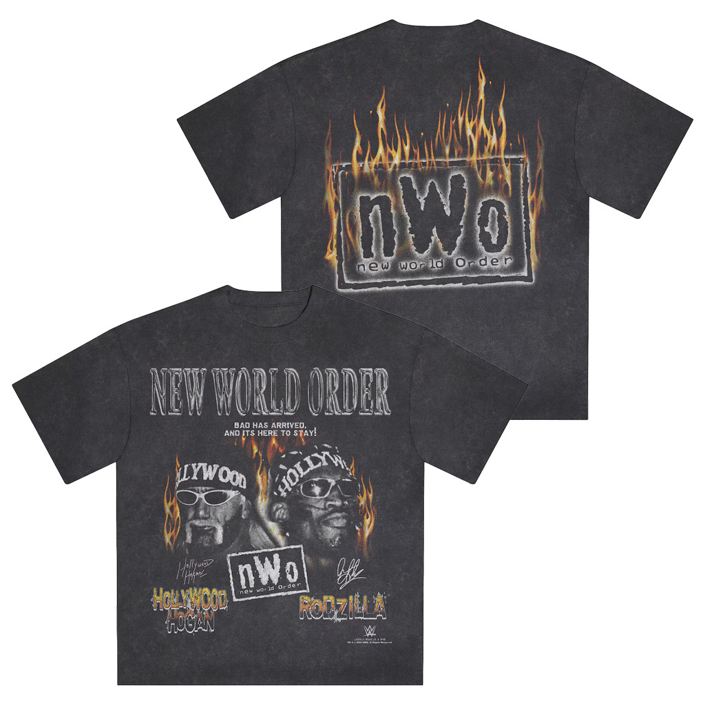Hulk Hogan Merch 2026 nWo Dennis Rodman Unstoppable Snow Wash T-Shirt Gifts For Brother