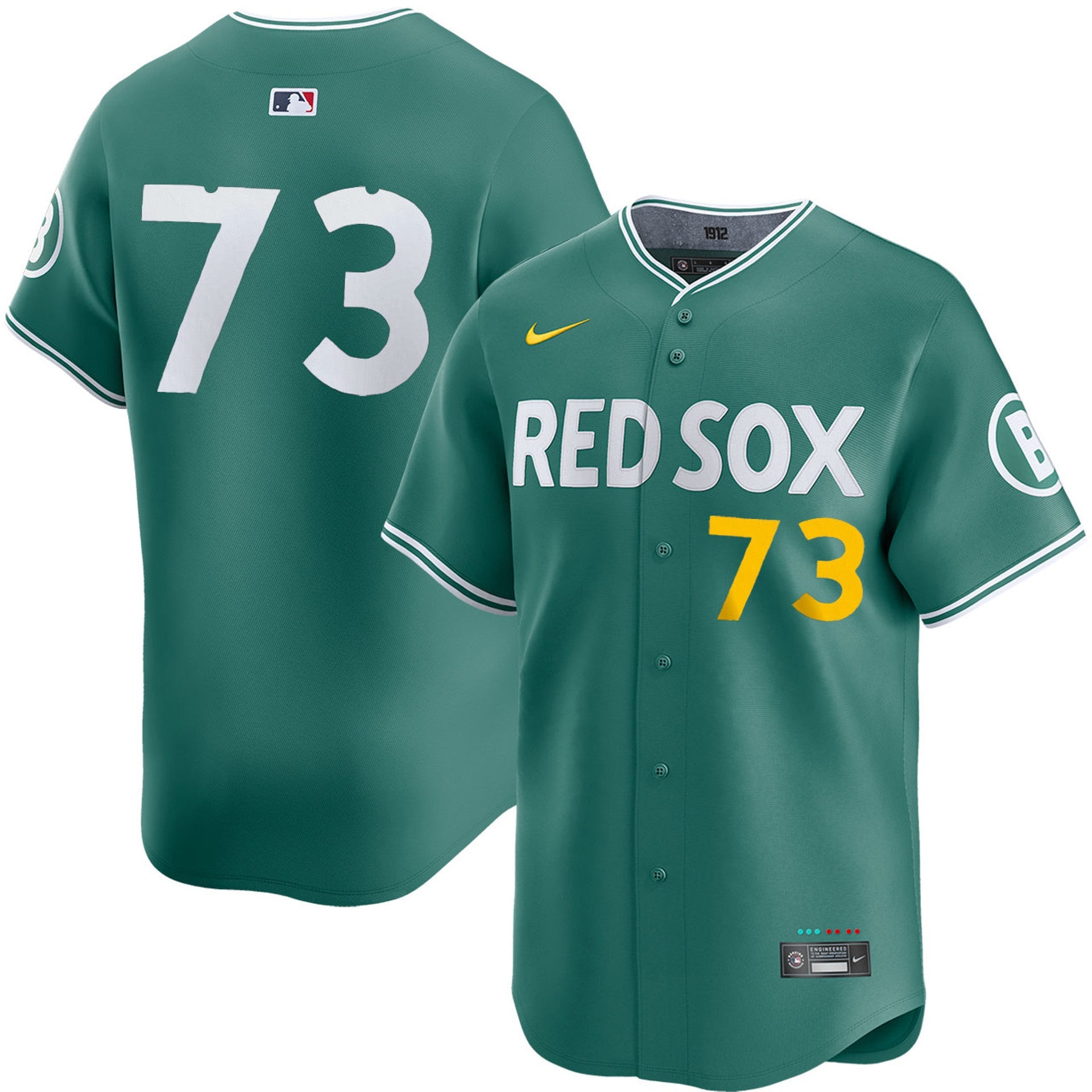 Hunter Dobbins Boston Red Sox 2025 City Connect Limited Jersey - Green