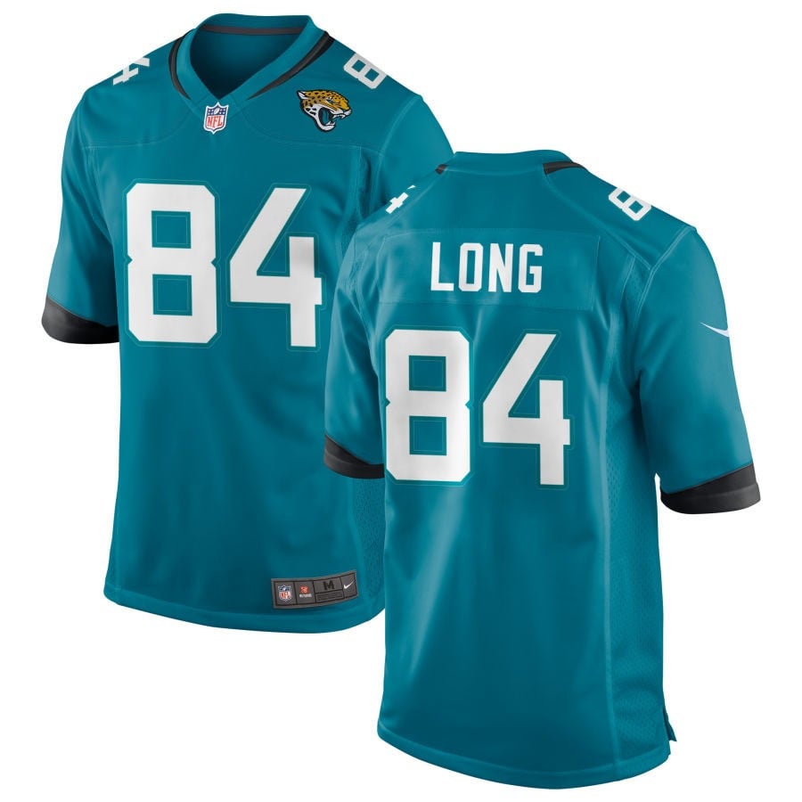 Hunter Long Jacksonville Jaguars 2025 Team Game Jersey - Teal