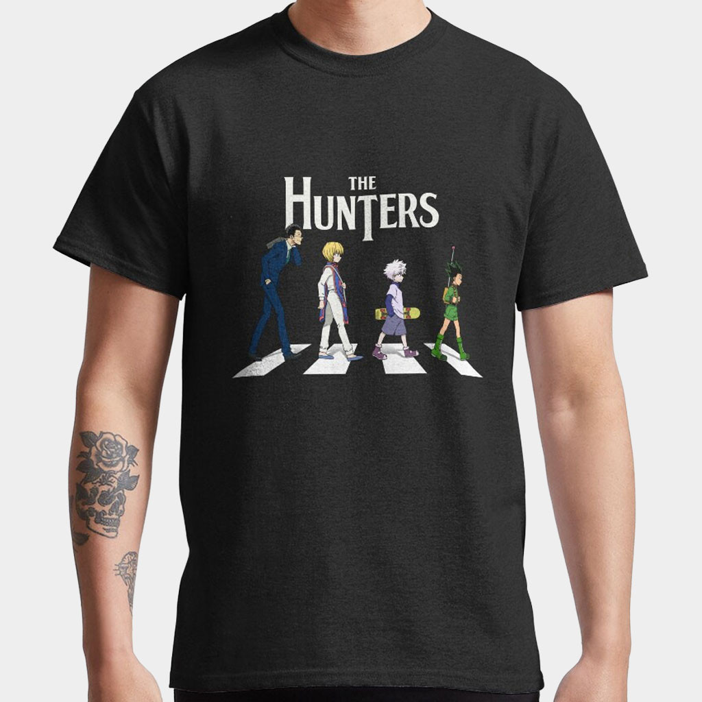 Hunter X Hunter Merch 2026 The Hunters Abbey Road T-Shirt Good Gifts For Anime Lovers