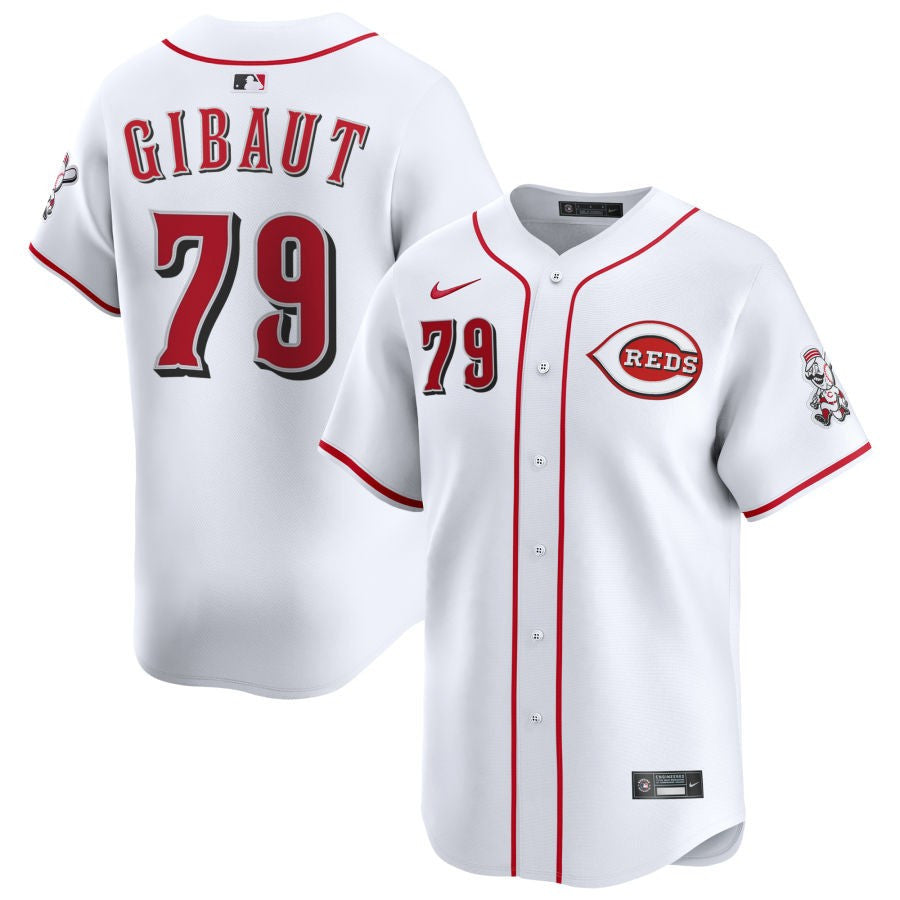 Ian Gibaut Cincinnati Reds 2025 Home Limited Jersey - White