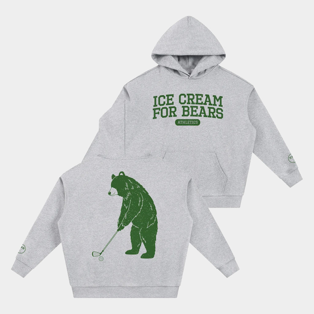 Ice Cream For Bears Merch 2026 ICFB Athletics Golf Hoodie Best Gift For Brothers
