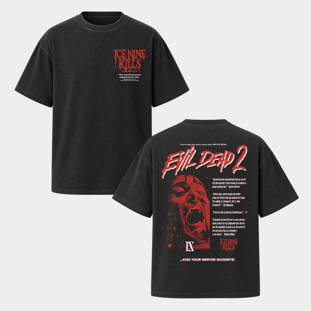 Ice Nine Kills Merch 2026 Psycho's Grave Reviews T-Shirt INK X Evil Dead 2 Merch Gift For Fans