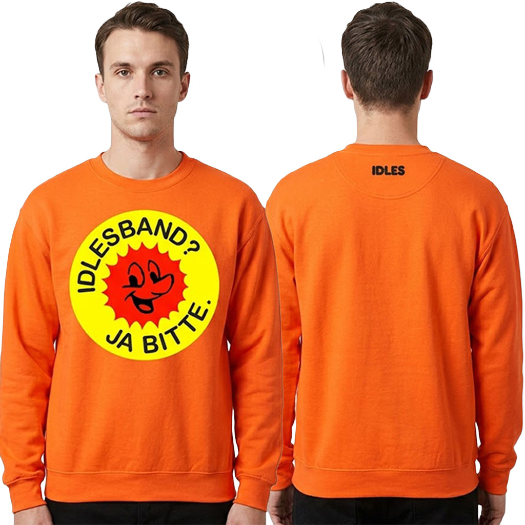 Idles Band Summer 2026 Tour Merch Ja Bitte Sweatshirt Presents For Music Lovers