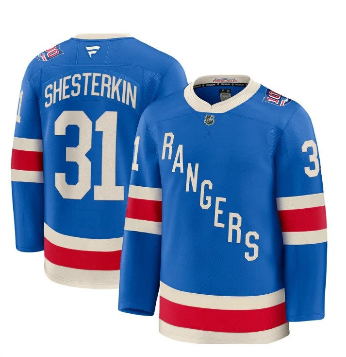 Igor Shesterkin New York Rangers 2025 Stitched Limited Jersey - Blue 1 Igor Shesterkin New York Rangers 2025 Stitched Limited Jersey - Blue