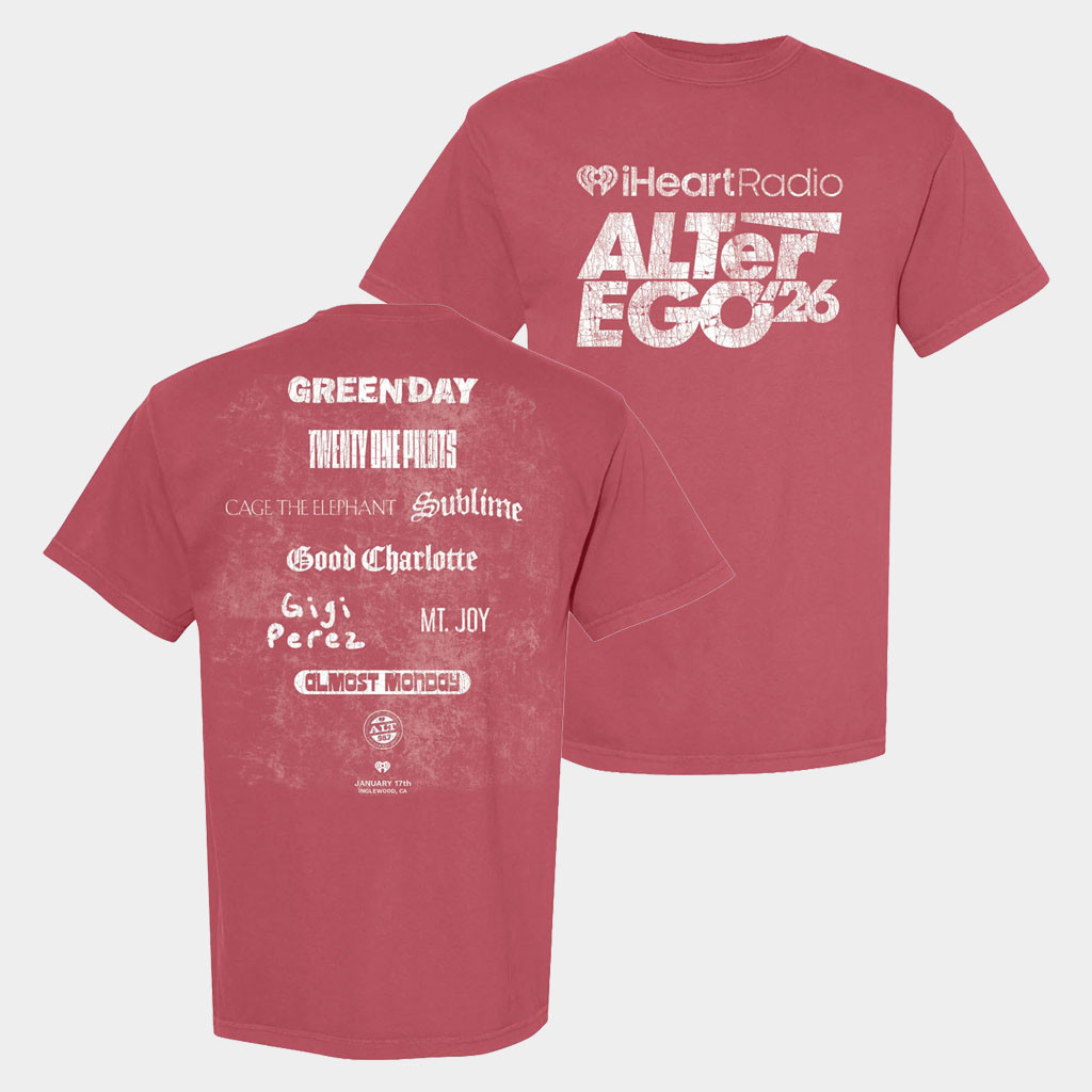 IHeart Merch ALTer EGO 2026 Distressed Logo T-Shirt IHeartRadio Shirt Gifts For Music Fans