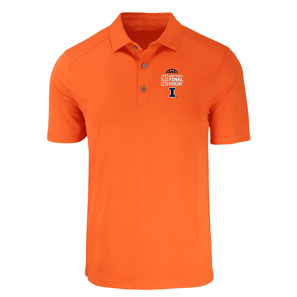 Illinois Final Four Polo Shirt 2026 Illinois Fighting Illini Men's Basketball Final Four Shirt