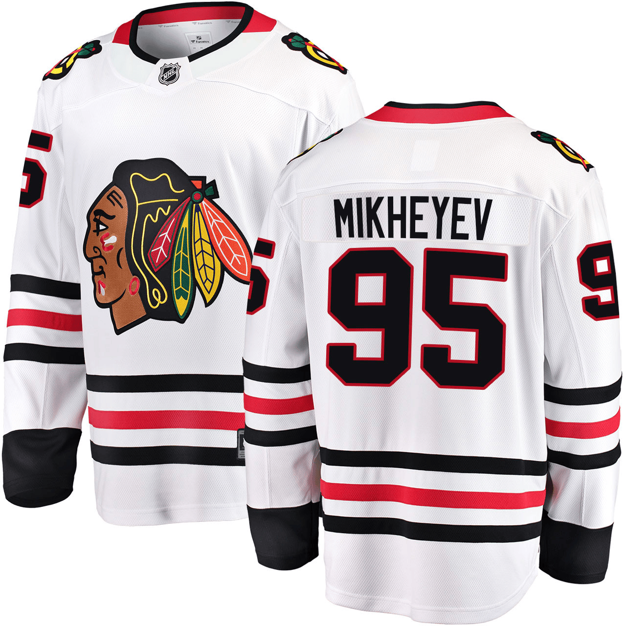 Ilya Mikheyev Chicago Blackhawks 2025 Road Breakaway White Jersey