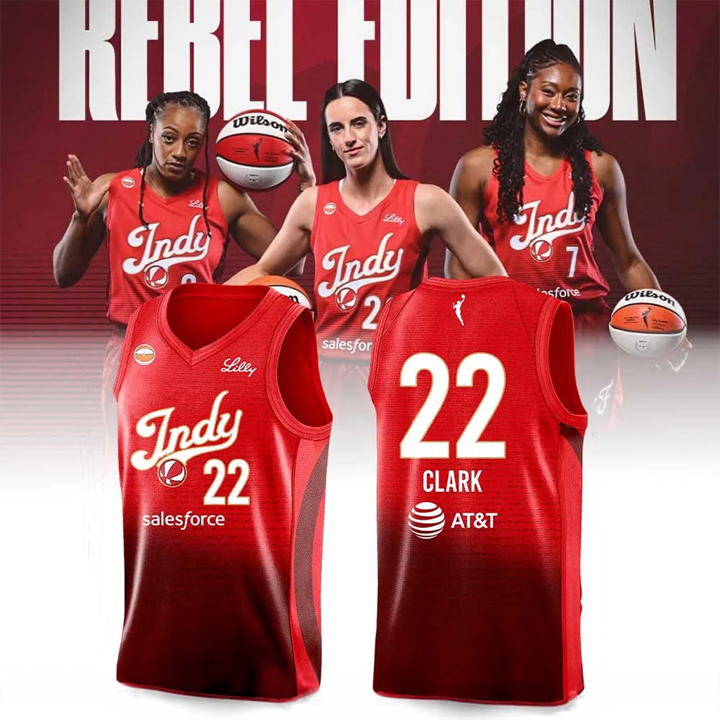 Indiana Fever Rebel Jersey #22 Clark Jersey Indiana Fever Merch Gift For Basketball Fans