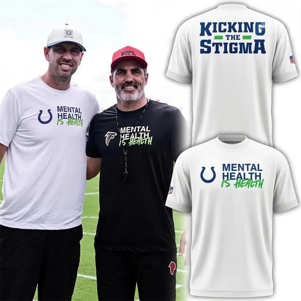 Indianapolis Colts Kicking The Stigma Mental Health T-Shirt Colts Merch Gifts For Fans