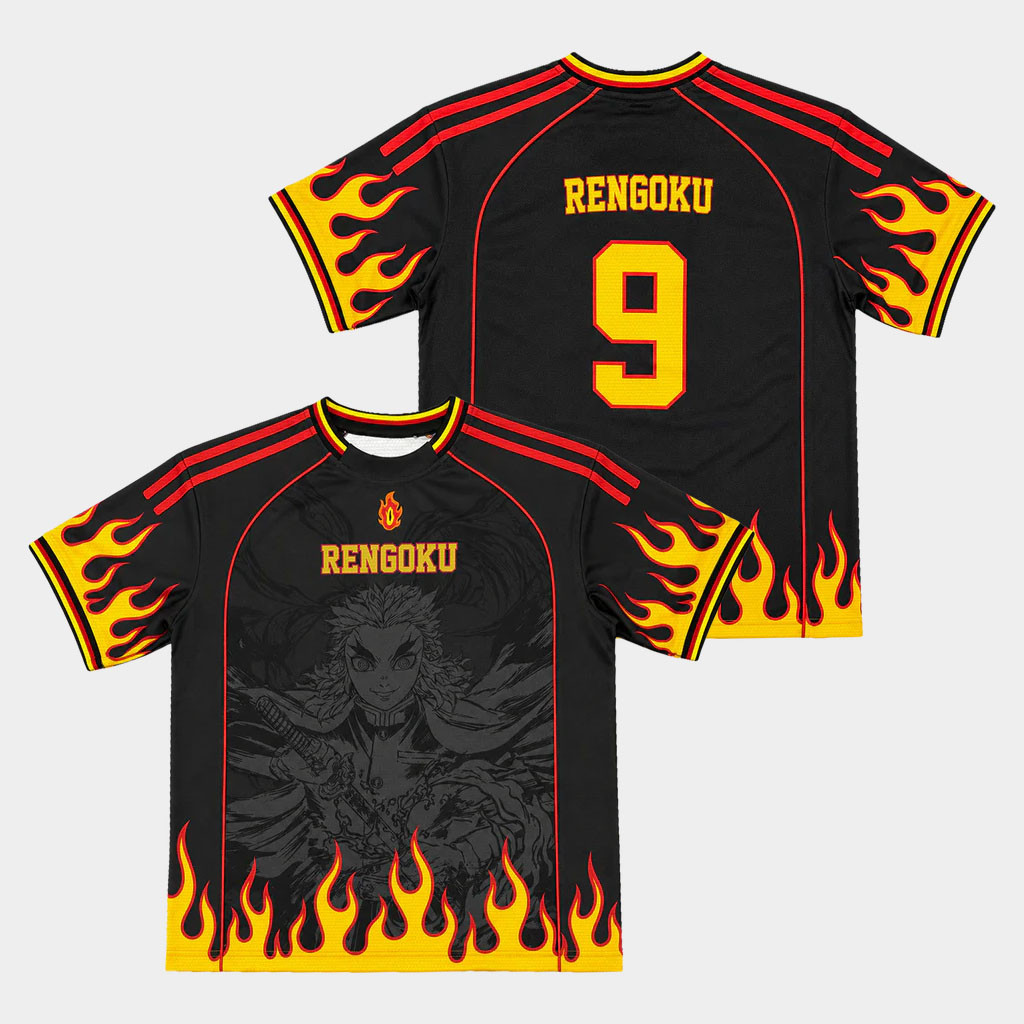 Invicta Kuru Merch 2026 Ablaze Jersey #9 Rengoku Jersey Gifts For Brothers