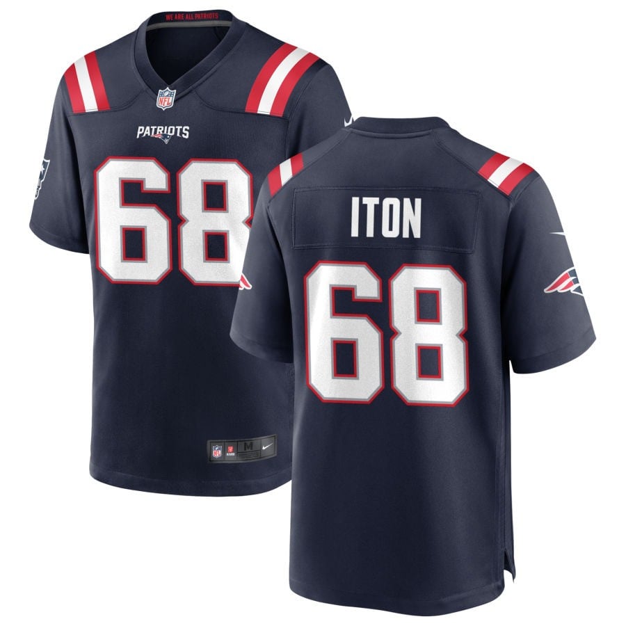 Isaiah Iton New England Patriots 2025 Game Jersey - Navy