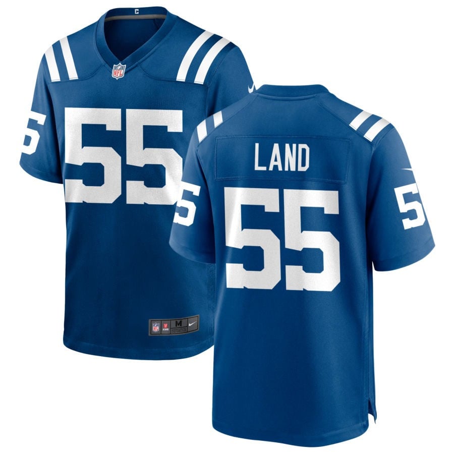 Isaiah Land Indianapolis Colts 2025 Game Jersey - Royal