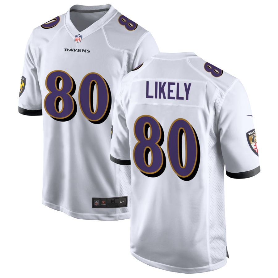 Isaiah Likely Baltimore Ravens 2025 Game Jersey - White
