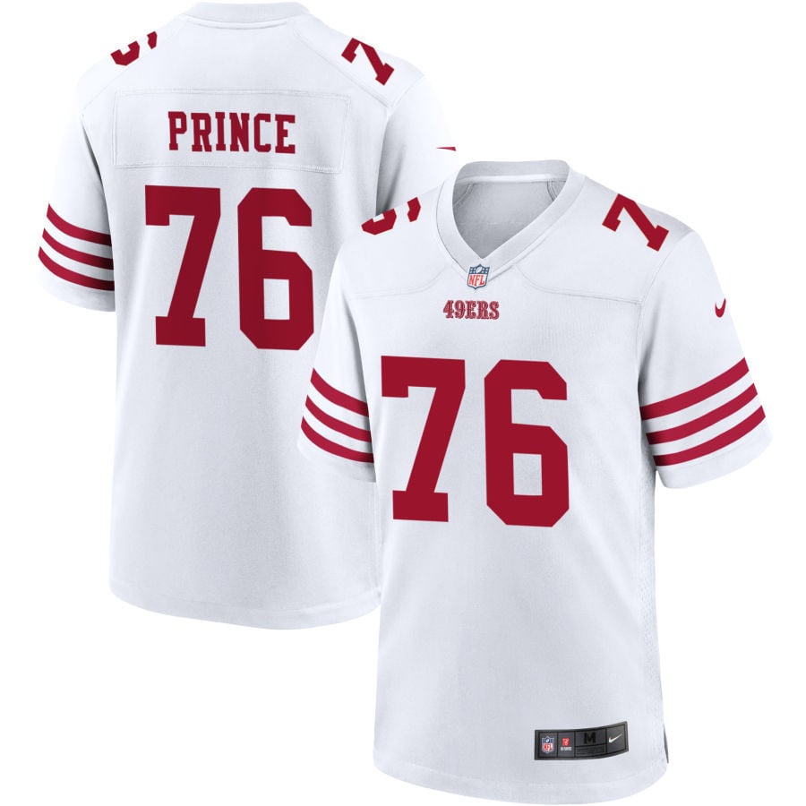 Isaiah Prince San Francisco 49ers 2025 Game Player Jersey - White